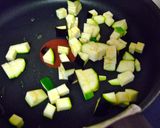 夏野菜の白ゴマソースパスタ作り方2写真