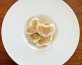 ハートのペリメニ♡サーモン&牛挽肉作り方8写真