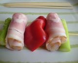 ＢＢＱに♪ホタテ貝柱とベーコンの串焼き作り方4写真