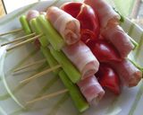 ＢＢＱに♪ホタテ貝柱とベーコンの串焼き作り方5写真