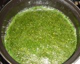 王様の野菜!モロヘイヤのスープ作り方4写真