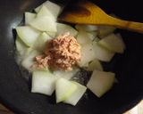 祖母の味・冬瓜のシーチキン炒め煮作り方3写真