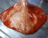 野菜ジュース漬け鶏腿肉のグリル作り方1写真