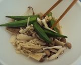 レンチンで☆ダイエットきのこもずく酢♪作り方3写真