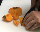 柿と生ハムのパスタ作り方1写真