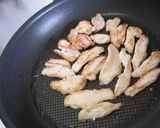 鶏肉とパプリカのわさび醤油サラダ作り方5写真
