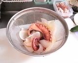 タコとタマネギのオリーブオイル煮作り方4写真