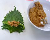 ご飯がすすむ(^o^)大葉の味噌田楽♪作り方2写真