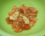 鶏肉とゴーヤのレンジ蒸し作り方1写真