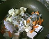 ヒイカと豆腐の炒めもの作り方6写真