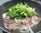 🍖豚肉と小松菜の甘辛肉ぶっかけうどん作り方2写真