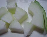 暑いときこそ、熱々スープ冬瓜煮作り方1写真