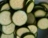 ズッキーニとベーコンのパスタ作り方1写真