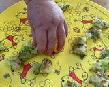 離乳食後期　手づかみ　白菜のお好み焼き作り方5写真