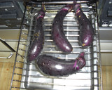 グリルで焼くだけ！　夏の定番☆焼きなす作り方1写真
