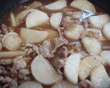 ☆豚肉と大根の煮物☆カレー風味作り方3写真