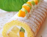 トロピカルなココナッツロールケーキ♪作り方23写真