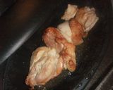 鶏肉のネギ生姜ラー油ソース♬作り方3写真
