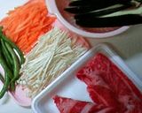 ～ｶﾗﾌﾙ野菜の肉巻～作り方1写真