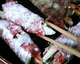 ～ｶﾗﾌﾙ野菜の肉巻～作り方4写真