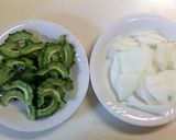 さっぱり　ゴーヤ冷製パスタ　豆腐ソース作り方2写真