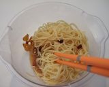エスニック冷製パスタ　ペペロンチーノ風作り方4写真