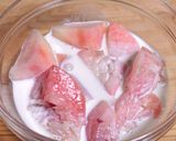 桃みるく。濃厚でとろける桃の食べ方作り方1写真