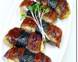 ♪ 鰻玉梅海苔巻き ♪作り方7写真