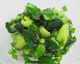 ★叩ききゅうりの塩昆布＆大葉の即席漬け★作り方3写真