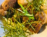 豚うで肉ブロックの角煮丼作り方4写真