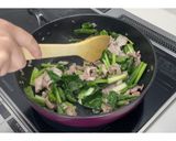 豚肉と小松菜のにんにく醤油炒め★動画あり作り方8写真