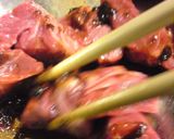 牛肉の梅酒XO醤蒸し、みょうがと共に。。作り方2写真