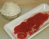 ビーフステーキオニオンソース作り方1写真