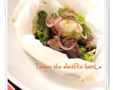 牛肉の梅酒XO醤蒸し、みょうがと共に。。作り方6写真