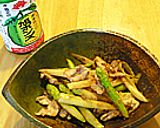 コクのあるポン酢味　アスパラと豚肉炒め作り方6写真