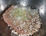 焼肉のタレで★野菜たっぷり・つくね丼作り方4写真