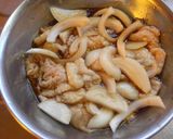 若鶏皮しょうが焼き♪作り方2写真