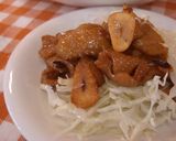 若鶏皮しょうが焼き♪作り方6写真