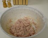 豚ひき肉とキャベツの重ね蒸し作り方3写真