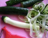 たっぷり胡瓜とレンジ豚でお素麺♪作り方2写真