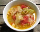 ◆簡単、早いキャベツ＆トマトスープ作り方6写真