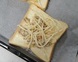 もやし納豆チーズトースト作り方2写真