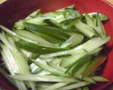 夏を元気に♪　ジャージャー麺風うどん作り方1写真