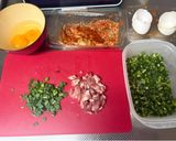 キムチ少なめでも絶品♡豚肉と卵の炒飯作り方1写真