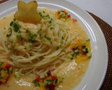 冷製専用パスタで！グレフル＆トマトパスタ作り方8写真