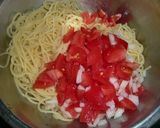トマトとホタテのスープ付き冷製パスタ作り方3写真