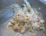 レンジでノンオイル♪ふわふわお好み焼き作り方2写真