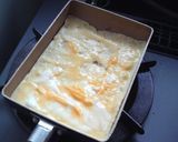お弁当❤かにかまチーズのくるくる卵焼き❤作り方2写真