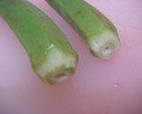◇オクラの黄身醤油和え◇作り方1写真