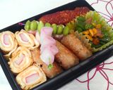お弁当❤かにかまチーズのくるくる卵焼き❤作り方7写真